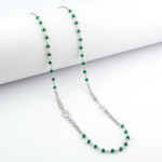 Zoppi jewels|Girocollo a rosario argento e spinelli verde smeraldo|30,00 €