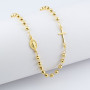 Girocollo a rosario in argento dorato 40,00 € Collane religiose