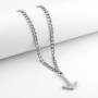 Zoppi Jewels|Collana a catena con ancora in acciaio 316L