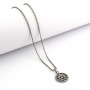 Zoppi Jewels|Collana con timone in argento brunito
