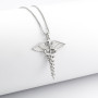 Collana Caduceo farmacisti in argento 925 45,00 € Home
