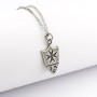 Collana scudo con croce dei templari in argento 40,00 € Collane Uomo