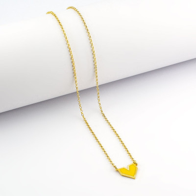 Collane DonnaCollana con cuore in acciaio pallini colorati14,00 €
