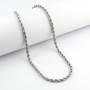 Collana a fune in acciaio 4,5mm lunga 50cm 20,00 € Catene acciaio