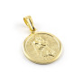 Zoppi Jewels|Medaglia San Cristoforo in argento dorato