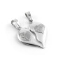 Zoppi Jewels:Cuore divisibile inciso in oro bianco:240,00 €