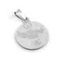 Zoppi Jewels|Medaglia incisa San Francesco in argento 925