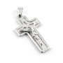 Zoppi Jewels:Croce con Cristo in argento traforato