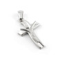 Croce con Cristo in argento lucido e satinato 12,00 € Croci e Medaglie