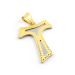 Zoppi jewels|Pendente Tau in oro giallo e bianco 18kt|180,00 €