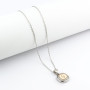 Zoppi Jewels|Collana con lettera G in argento e pietre
