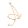 Zoppi Jewels:Pendente lettera A in argento rosa