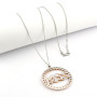 Collana con ciondolo Kiss bifacciale bicolore 50,00 € Collane Donna