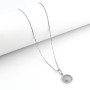 Zoppi Jewels:Collana con ciondolo tondo in argento e pietre:35,00 €