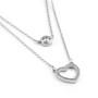 Zoppi Jewels|Collana con cuore e punto luce in argento