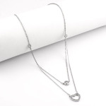 Zoppi jewels|Collana con cuore e punto luce in argento|40,00 €
