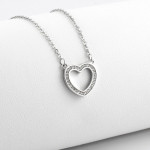 Zoppi jewels|Collana con cuore e punto luce in argento|40,00 €