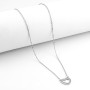 Zoppi Jewels|Collana con cuore e punto luce in argento