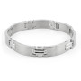 Bracciale uomo a piastre alternate in acciaio 15,00 € Bracciali Uomo