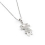 Collana in argento con bimba a pavè 35,00 € Collane Donna