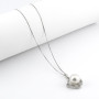 Collana in argento con perla e pietre 39,00 € Collane Donna