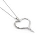 Collana con cuore in argento e zirconi 40,00 € Collane Donna