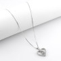 Zoppi Jewels:Cuore in argento a pavè di zirconi:60,00 €