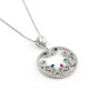 Pendente in argento e pietre con catenina veneziana 48,00 € Collane Donna