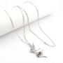 Collana con fata in argento e cristalli swarovski 69,00 € Collane Donna