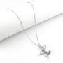 Collana con fata in argento e cristalli swarovski 49,00 € Collane Donna