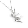 Collana con fata in argento e cristalli swarovski 49,00 € Collane Donna