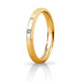 Anello Unoaerre Hydra slim con diamante 560,00 € Fedi Brillanti Promesse