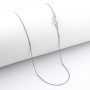 Catenina veneziana in oro bianco 45cm 120,00 € Catene oro