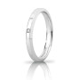 Anello Unoaerre Hydra slim con diamante 560,00 € Fedi Brillanti Promesse