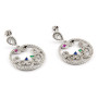 Zoppi Jewels|Orecchini pendenti in argento e swarovski