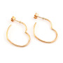 Zoppi Jewels|Orecchini a cuore in argento rosa