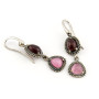 Orecchini in argento pallinato e pietre al quarzo 63,00 € Orecchini Donna