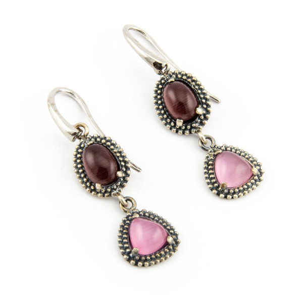 Zoppi jewels|Orecchini in argento pallinato e pietre al quarzo|63,00 €