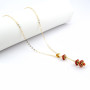Zoppi Jewels|Collana con pendente in oro 18kt e corallo rosso