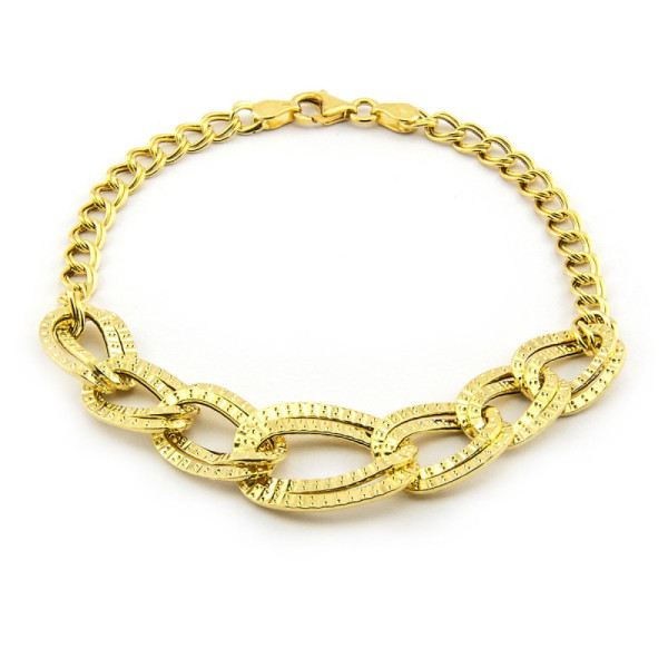 Bracciale a catena in oro giallo 18kt 390,00 € Bracciali Donna