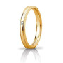 Anello Unoaerre Orion slim con diamante 530,00 € Fedi Brillanti Promesse