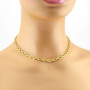 Collier in oro 18kt a catena intrecciata 940,00 € Collane Donna
