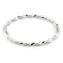 Zoppi Jewels|Bracciale torchon rigido in oro bianco