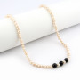 Zoppi Jewels:Collana di perle e onice terminali in argento 925:95,00 €