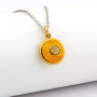 Zoppi Jewels|Collana con punto luce arancio