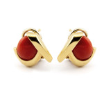 Zoppi jewels|Orecchini donna oro giallo 18kt e corallo rosso|960,00 €
