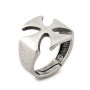 Anello a fascia con croce massonica in argento 40,00 € Anelli Uomo