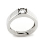 Anello solitario uomo in argento 925 38,00 € Anelli Uomo