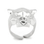 Anello con Pantera in argento 925 lucido 55,00 € Anelli Uomo