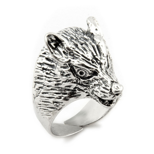 Zoppi Jewels:Anello con testa di Lupo in argento 925:70,00 €